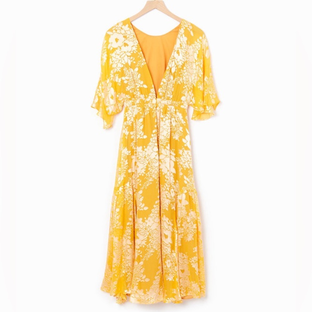 Warm NY Florence dress size small size 1 100% silk - Picture 2 of 7